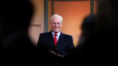 FILE PHOTO - John Griffith-Jones, the former Chairman designate of the Financial Conduct Authority (FCA) attends a Thomson Reuters Newsmaker event, in the Canary Wharf business district of east London October 16, 2012.      REUTERS/Andrew Winning