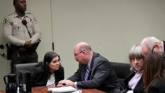 David Turpin (3rd R) and Louise Turpin (2nd L) appear in court for their arraignment in Riverside, California, U.S. January 18, 2018. REUTERS/Gina Ferazzi/Pool