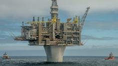 Handout photo of ExxonMobil’s Hebron oil platform is shown off the coast of Canada’s Newfoundland & Labrador