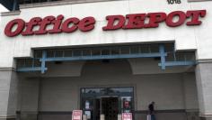 An Office Depot store front is shown in Encinitas, California February 28, 2012. Office Depot will report earnings this week. REUTERS/ Mike Blake  