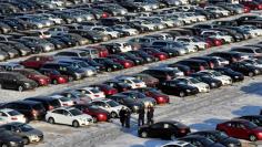 FILE PHOTO: General Motors' new Chinese-made cars are seen at a parking lot in Shenyang, Liaoning province, January 25, 2013.    REUTERS/Stringer/File Photo 