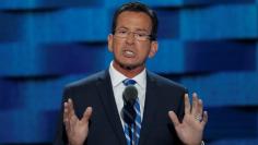 FILE PHOTO: Connecticut governor Dannel Malloy speaks at the Democratic National Convention in Philadelphia, Pennsylvania, U.S. July 25, 2016. REUTERS/Mike Segar