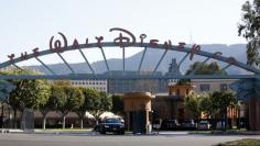 The entrance gate to The Walt Disney Co is pictured in Burbank, California February 5, 2014. REUTERS/Mario Anzuoni  