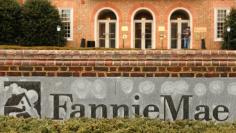 FILE PHOTO:  Fannie Mae headquarters is seen in Washington, DC, U.S. on February 21, 2014.  REUTERS/Kevin Lamarque/File Photo 