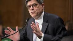 U.S. Treasury Secretary Jack Lew testifies before a Senate Banking Committee hearing on "Financial Stability Oversight Council Accountability" on Capitol Hill in Washington March 25, 2015.      REUTERS/Joshua Roberts 