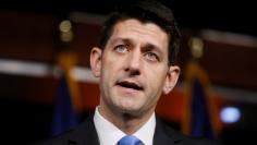 U.S. Speaker of the House Paul Ryan (R-WI) takes questions at a news conference in Washington, U.S. May 12, 2016. REUTERS/Jim Bourg/Files