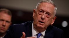 U.S. Secretary of Defense James Mattis testifies before a Senate Armed Services Committee hearing on the "Political and Security Situation in Afghanistan" on Capitol Hill in Washington, U.S., October 3, 2017. REUTERS/Aaron P. Bernstein