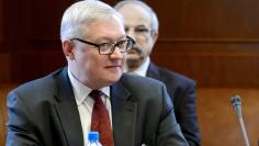 FILE PHOTO - Russian Deputy Foreign Minister Sergei Ryabkov looks on at the start of two days of closed-door nuclear talks at the United Nations offices in Geneva October 15, 2013. REUTERS/Fabrice Coffrini/Pool 