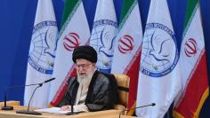 Iran's Supreme Leader Ayatollah Ali Khamenei speaks during the 16th summit of the Non-Aligned Movement in Tehran, August 30, 2012. REUTERS/Hamid Forootan/ISNA 