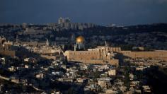 FILE PHOTO: A general view of Jerusalem shows the Dome of the Rock, located in Jerusalem's Old City on the compound known to Muslims as Noble Sanctuary and to Jews as Temple Mount December 6, 2017. REUTERS/Ronen Zvulun/File Photo