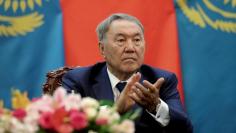 FILE PHOTO: Kazakhstan President Nursultan Nazarbayev attends a signing ceremony at the Great Hall of the People in Beijing