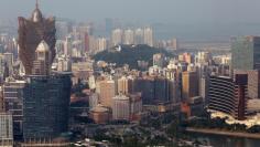 FILE PHOTO: Casinos are seen in a general view of Macau