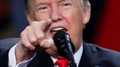 FILE PHOTO - U.S. President Donald Trump speaks at a rally in Pensacola, Florida