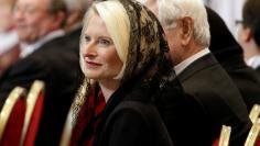 U.S. Ambassador to the Vatican Callista Gingrich attends the funeral of the former Archbishop of Boston Cardinal Bernard Law in St. Peter's Basilica at the Vatican