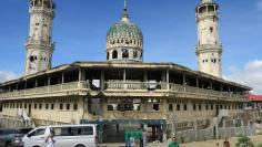 View of Marawi's Grand Mosque, which was used as a hideout by IS militants in Marawi