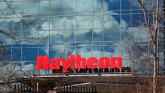 FILE PHOTO: A sign marks the Raytheon offices in Woburn, Massachusetts, U.S. January 25, 2017.   REUTERS/Brian Snyder/File Photo     