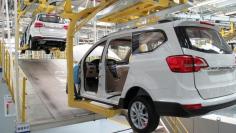 A production line is seen inside a factory of Saic GM Wuling, in Liuzhou, Guangxi Zhuang Autonomous Region, China, June 19, 2016. REUTERS/Norihiko Shirouzu/Files