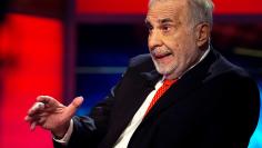 FILE PHOTO: Icahn gives an interview on FOX Business Network's Neil Cavuto show in New York