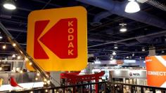 The Kodak logo is shown on a booth during the 2017 CES in Las Vegas, Nevada, U.S., January 6, 2017. REUTERS/Steve Marcus