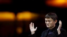 Jack Ma, Executive Chairman of Alibaba Group, speaks at the WSJD Live conference in Laguna Beach, California October 27, 2014.  REUTERS/Lucy Nicholson 