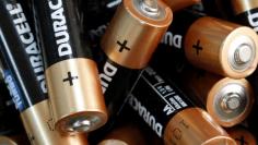FILE PHOTO: Used Duracell batteries are seen in an office in Kiev April 17, 2012.  REUTERS/Anatolii Stepanov