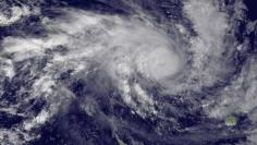 Tropical Cyclone Pam heading for the islands of Vanuatu in the southern Pacific Ocean in a satellite image taken March 11, 2015. 

REUTERS/NOAA 