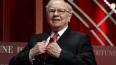 Buffett, chairman and CEO of Berkshire Hathaway, prepares to speak at the Fortune's Most Powerful Women's Summit in Washington