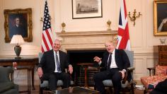 U.S. Secretary of State Rex Tillerson meets Britain's Foreign Secretary Boris Johnson in London, January 22, 2018. REUTERS/Toby Melville