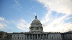 The U.S. Capitol Building is seen at sunset in Washington, U.S. May 17, 2017. REUTERS/Zach Gibson - RC1E8C8195C0