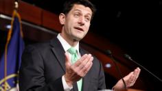 Speaker of the House Paul Ryan (R-WI) speaks to the media on Capitol Hill in Washington, U.S., March 16, 2017.  REUTERS/Joshua Roberts 