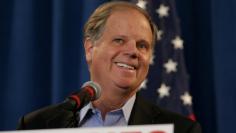 FILE PHOTO: Democrat Doug Jones, who won the special U.S. Senate election against Republican candidate Roy Moore, speaks during a news conference in Birmingham, Alabama, U.S., December 13, 2017.  REUTERS/Marvin Gentry/File Photo