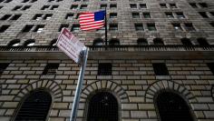 FILE PHOTO: The Federal Reserve Bank of New York building is seen in the Manhattan borough of New York, U.S., December 16, 2017.  REUTERS/Eduardo Munoz