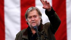 Former White House Chief Strategist Steve Bannon speaks during a campaign rally for Republican candidate for U.S. Senate Judge Roy Moore in Midland City, Alabama, U.S., December 11, 2017.  REUTERS/Jonathan Bachman