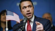 Republican Congressman Michael Grimm speaks after being re-elected in the U.S. midterm elections in Staten Island, New York, November 4, 2014. REUTERS/Eduardo Munoz 