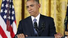 U.S. President Barack Obama answers questions at a news conference in the East Room of the White House in Washington, November 5, 2014. REUTERS/Larry Downing 