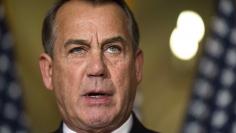 Speaker of the House John Boehner (R-OH) denounces the executive order on immigration made by U.S. President Barack Obama during a statement on Capitol Hill in Washington November 21, 2014. REUTERS/Joshua Roberts