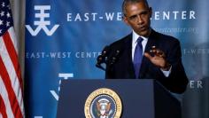 Obama delivers remarks to the Pacific Islands Conference of Leaders at the East West Center in Honolulu, Hawaii, U.S.