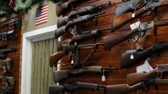 Firearms are shown for sale at the AO Sword gun store in El Cajon, California, January 5, 2016. REUTERS/Mike Blake 