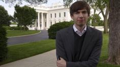 FILE PHOTO - Tumblr Founder and CEO David Karp poses on the north side of the White House in Washington, June 10, 2014. REUTERS/Larry Downing