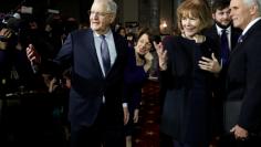 Smith is ceremonially sworn in by Pence at the U.S. Capitol in Washington