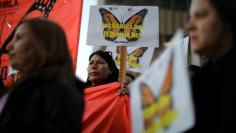 People protest for immigration reform for DACA recipients and a new Dream Act in Los Angeles