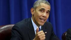 U.S. President Barack Obama speaks during a meeting with agriculture and business leaders about the Trans-Pacific Partnership at the Department of Agriculture in Washington October 6, 2015.  REUTERS/Kevin Lamarque