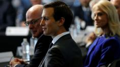 White House Senior Advisor Jared Kushner (C) attends a roundtable discussion held by U.S. President Donald Trump with auto industry leaders at the American Center for Mobility in Ypsilanti Township, Michigan, U.S. March 15, 2017. REUTERS/Jonathan Ernst