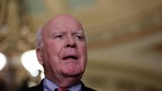 Sen. Patrick Leahy (D-VT) speaks with the media following the weekly policy luncheons on Capitol Hill in Washington, D.C., U.S., June 6, 2017. REUTERS/Aaron P. Bernstein