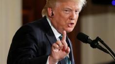 FILE PHOTO: U.S. President Donald Trump speaks in the East Room of the White House in Washington, U.S., March 17, 2017.   REUTERS/Joshua Roberts