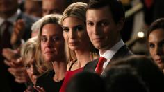 File Photo: Ivanka Trump, her husband Jared Kushner applaud another guest saluted by President Donald Trump during his speech to Congress.