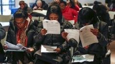 U.S. jobless claims fall, bolster labor market outlook