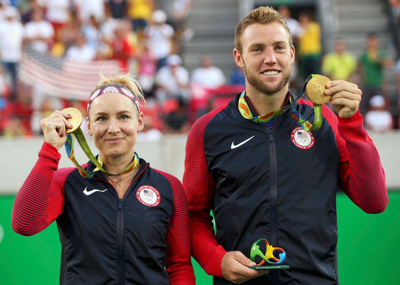 Tennis - Mixed Doubles Victory Ceremony