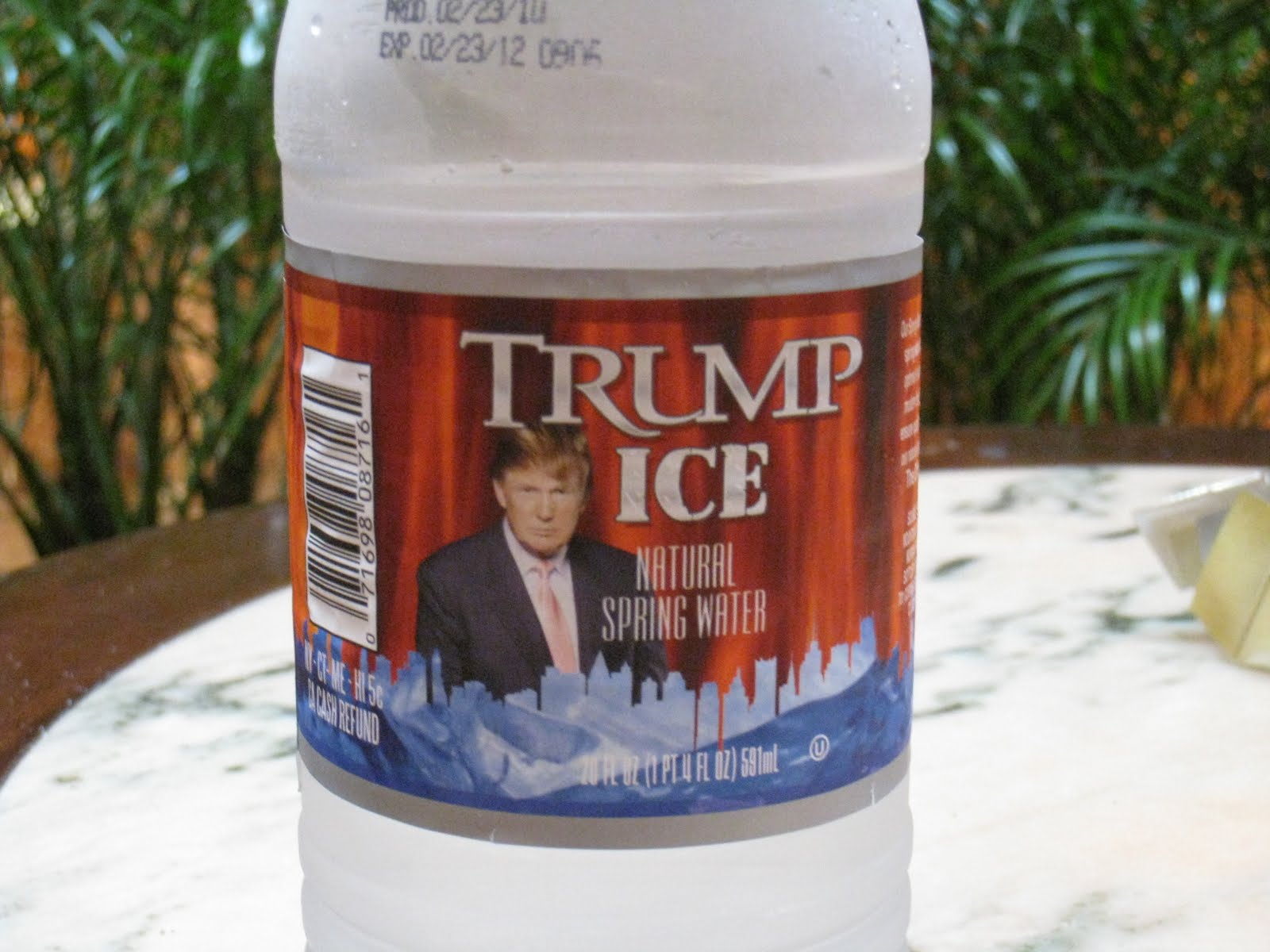 Trump Ice Spring Water