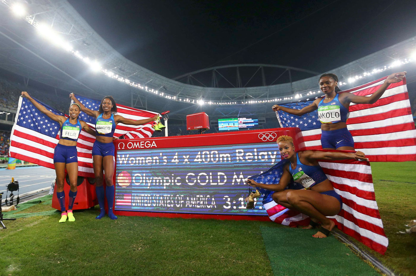 Athletics - Women's 4 x 400m Relay Final